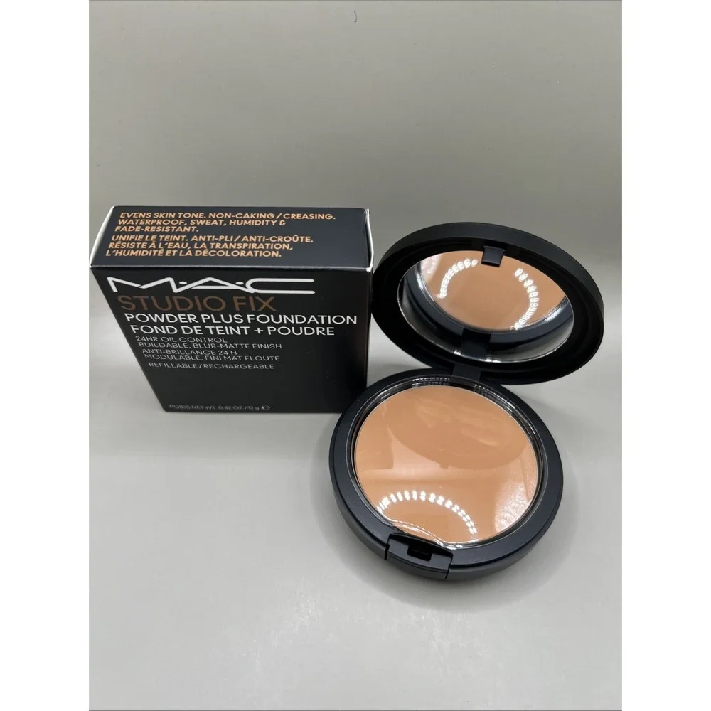 Mac Studio Fix Powder Plus Foundation 24HR Oil Control Nw40 NEW FORMULA 0.42oz